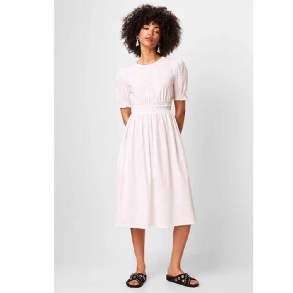 French Connection Yuri Seersucker Smock Dress